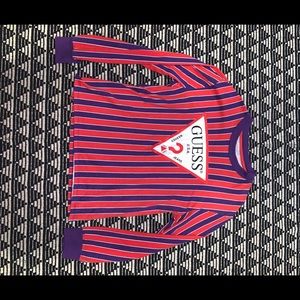 Long sleeve striped Guess shirt